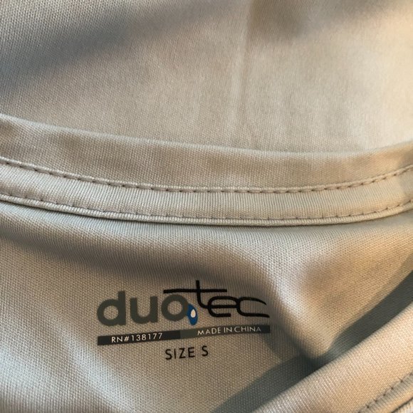 Duo Tec SMALL Mens Orange Beach Alabama Long Sleeve Gray Shirt #KD - Picture 4 of 4